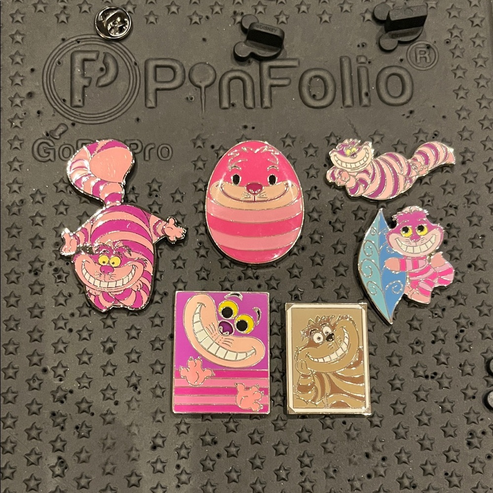 Disney Cheshire Cat from Alice in Wonderland 6 pin bundle (Msc - 9)